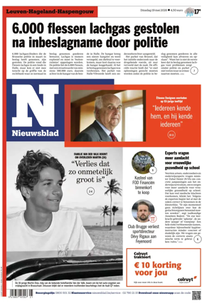 Cover of Het Nieuwsblad