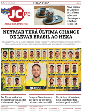 Cover of Jornal do Commercio