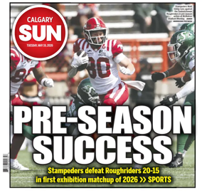 Cover of Calgary Sun