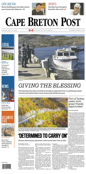 Cover of Cape Breton Post