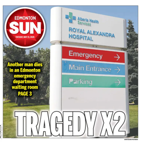 Cover of Edmonton Sun