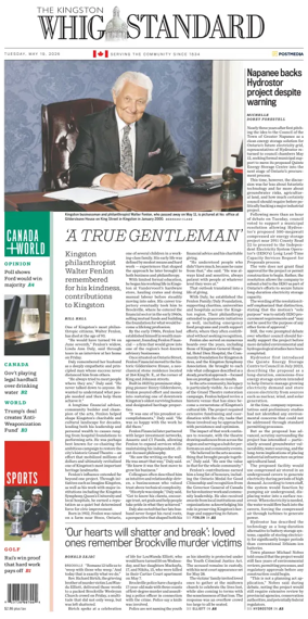 Cover of Kingston Whig-Standard
