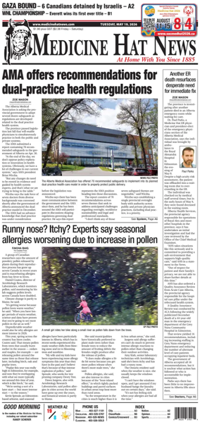 Cover of Medicine Hat News