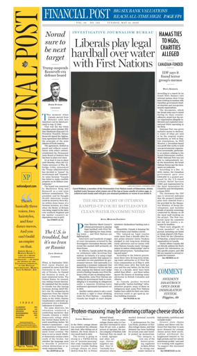Cover of National Post - (National Edition)
