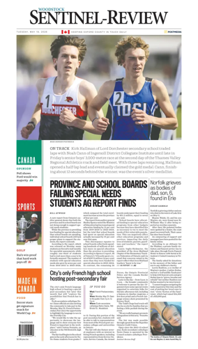 Cover of Sentinel-Review (Woodstock)