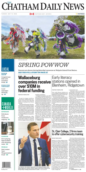 Cover of The Chatham Daily News