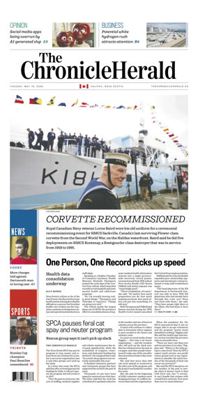 Cover of The Chronicle Herald (Metro)