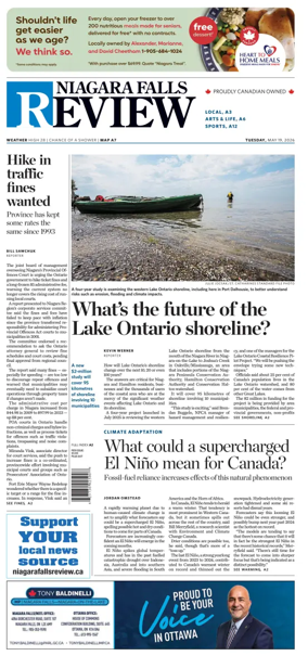 Cover of The Niagara Falls Review
