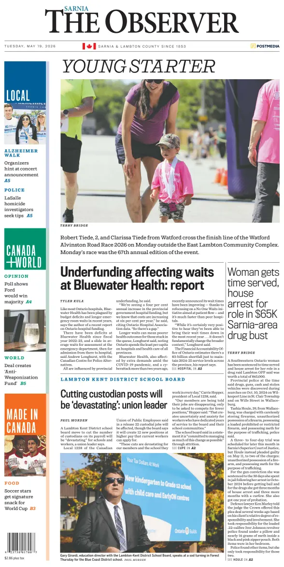 Cover of The Observer (Sarnia)