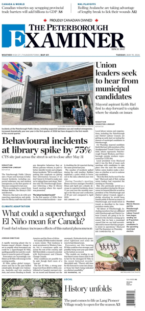 Cover of The Peterborough Examiner