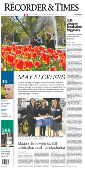 Cover of The Recorder & Times (Brockville)