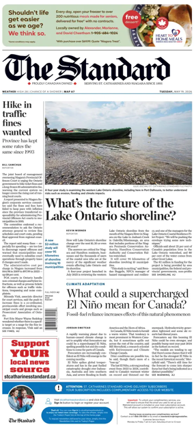 Cover of The Standard (St. Catharines)
