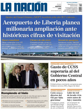 Cover of La Nacion (Costa Rica)