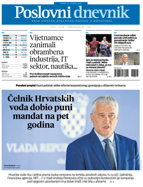 Cover of Poslovni Dnevnik