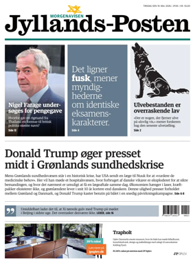 Cover of Jyllands-Posten