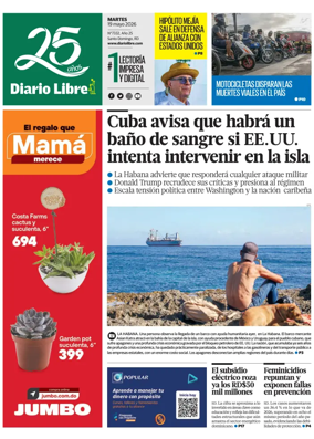 Cover of Diario Libre (Republica Dominicana)
