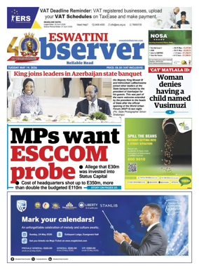 Cover of Eswatini Observer