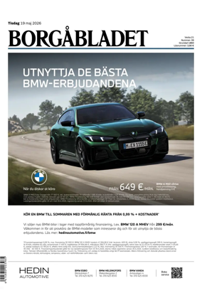 Cover of Borgabladet