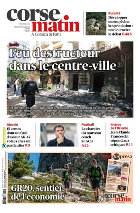 Cover of Corse Matin