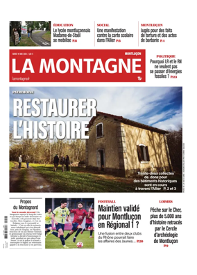 Cover of La Montagne (Montlucon)