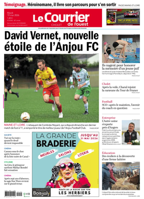 Cover of Le Courrier de l’Ouest (Cholet)