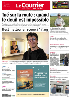Cover of Le Courrier de l’Ouest (Deux-Sevres)