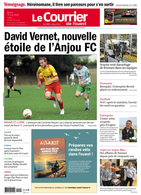 Cover of Le Courrier de l’Ouest (Nord Anjou)