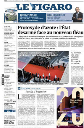 Cover of Le Figaro