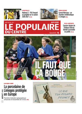 Cover of Le Populaire du Centre (Haute-Vienne)