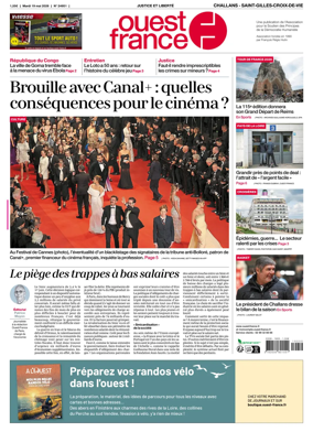 Cover of Ouest France (Challans / Saint-Gilles-Croix-de-Vie)