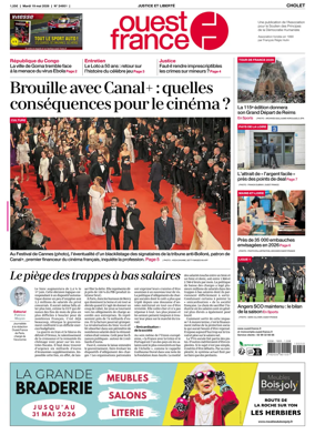 Cover of Ouest France (Cholet)