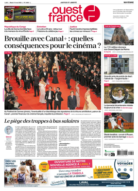 Cover of Ouest France (Mayenne)