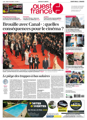 Cover of Ouest France (Saint-Malo)