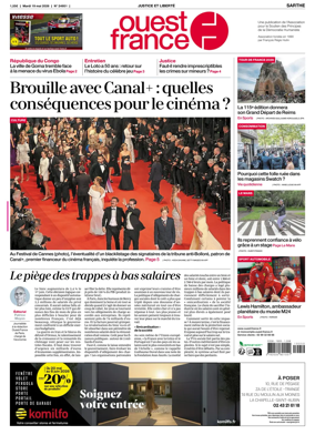 Cover of Ouest France (Sarthe)