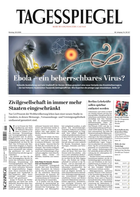 Cover of Der Tagesspiegel