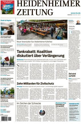 Cover of Heidenheimer Zeitung