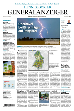 Cover of Hennigsdorfer Generalanzeiger