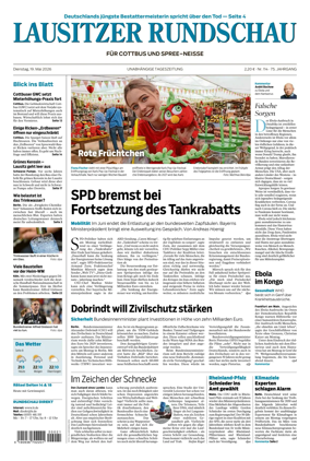 Cover of Lausitzer Rundschau