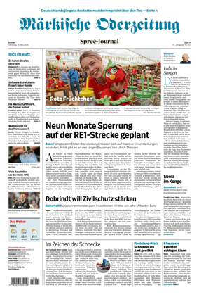 Cover of Markische Oderzeitung Erkner