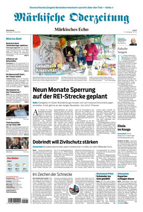 Cover of Markische Oderzeitung Strausberg