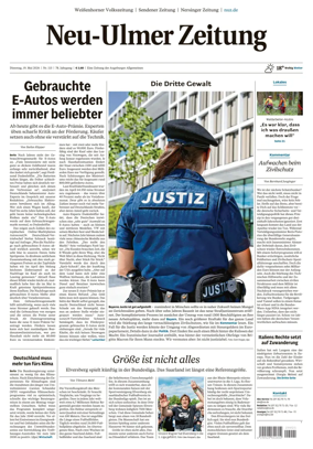 Cover of Neu-Ulmer Zeitung