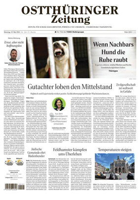 Cover of Ostthuringer Zeitung (Posneck)
