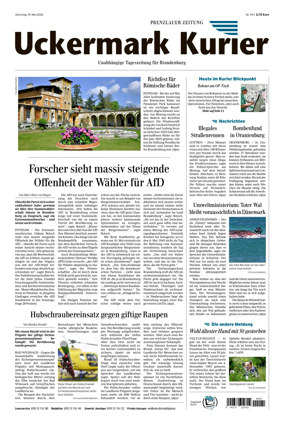 Cover of Prenzlauer Zeitung