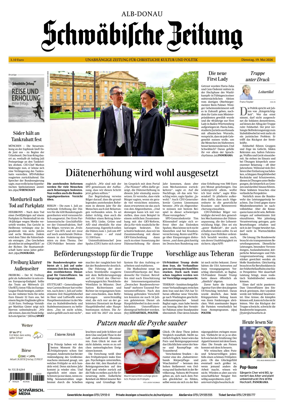 Cover of Schwabische Zeitung (Alb-Donau)