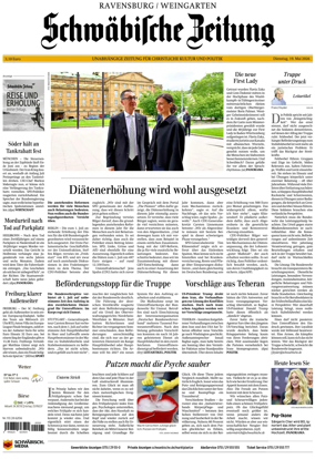 Cover of Schwabische Zeitung (Ravensburg / Weingarten)