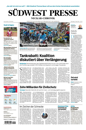 Cover of SUDWEST PRESSE - Neckar-Chronik