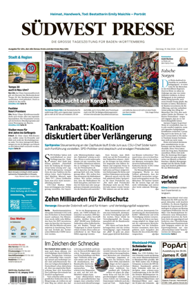 Cover of Sudwest Presse