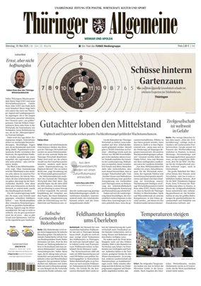 Cover of Thuringer Allgemeine (Apolda)
