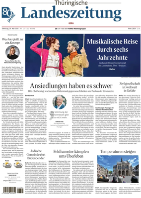 Cover of Thuringische Landeszeitung (Gera)