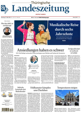 Cover of Thuringische Landeszeitung (Unstrut-Hainich-Kreis)